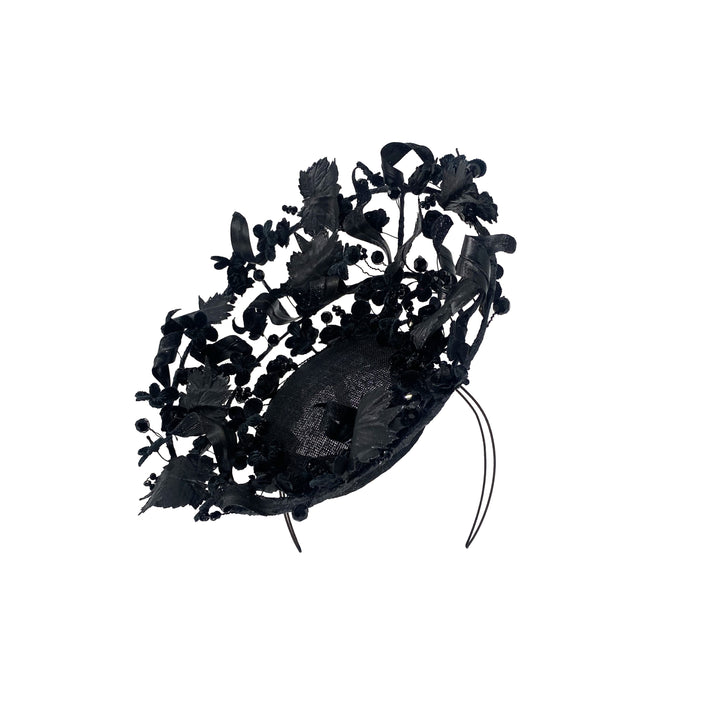 Black jet sparkle cage