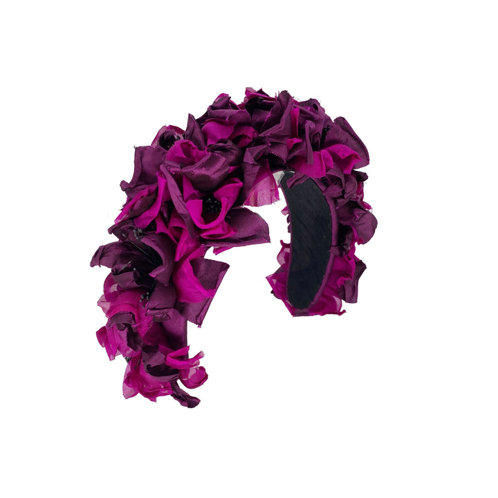 Silk flower headband