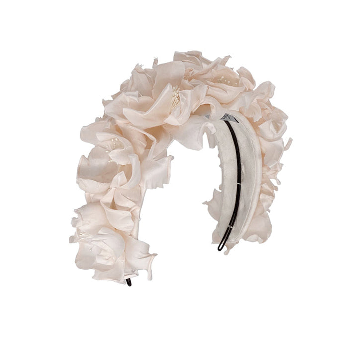 Silk flower headband