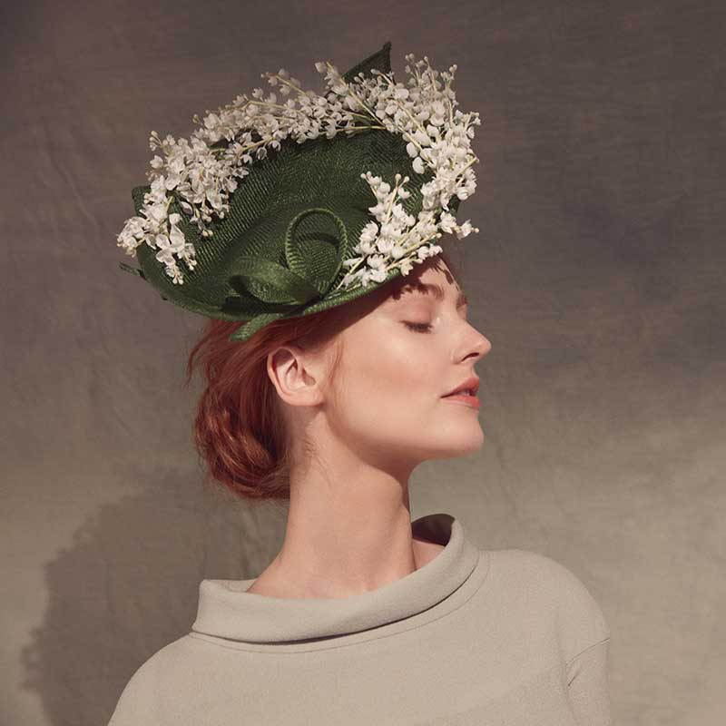 lily of the valley flower crown Green Lily of the Valley disc – Rachel Trevor-Morgan