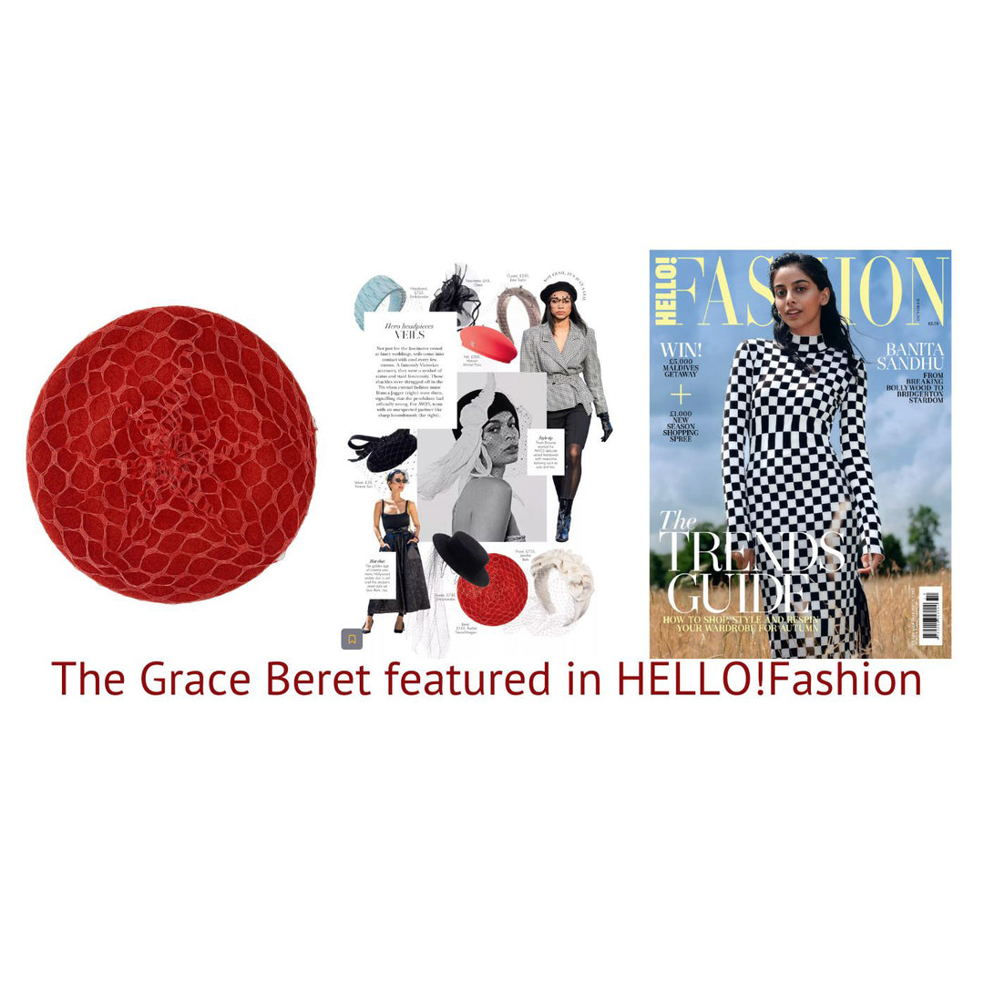 The Grace Beret featured in HELLO! Fashion