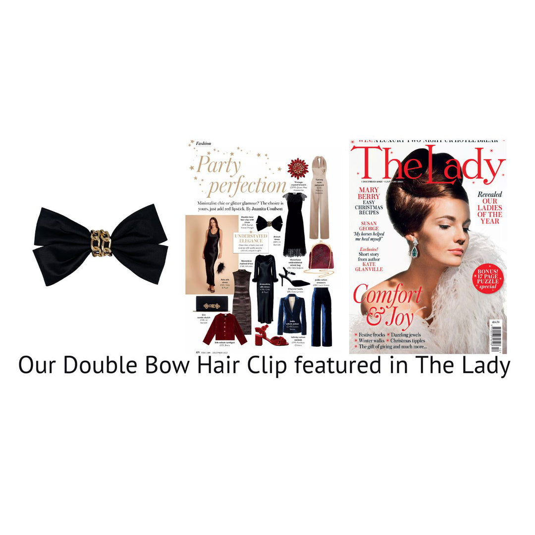 The Double Bow Hair Clip featured in The Lady