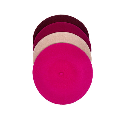 Photo of 4 pink wool berets