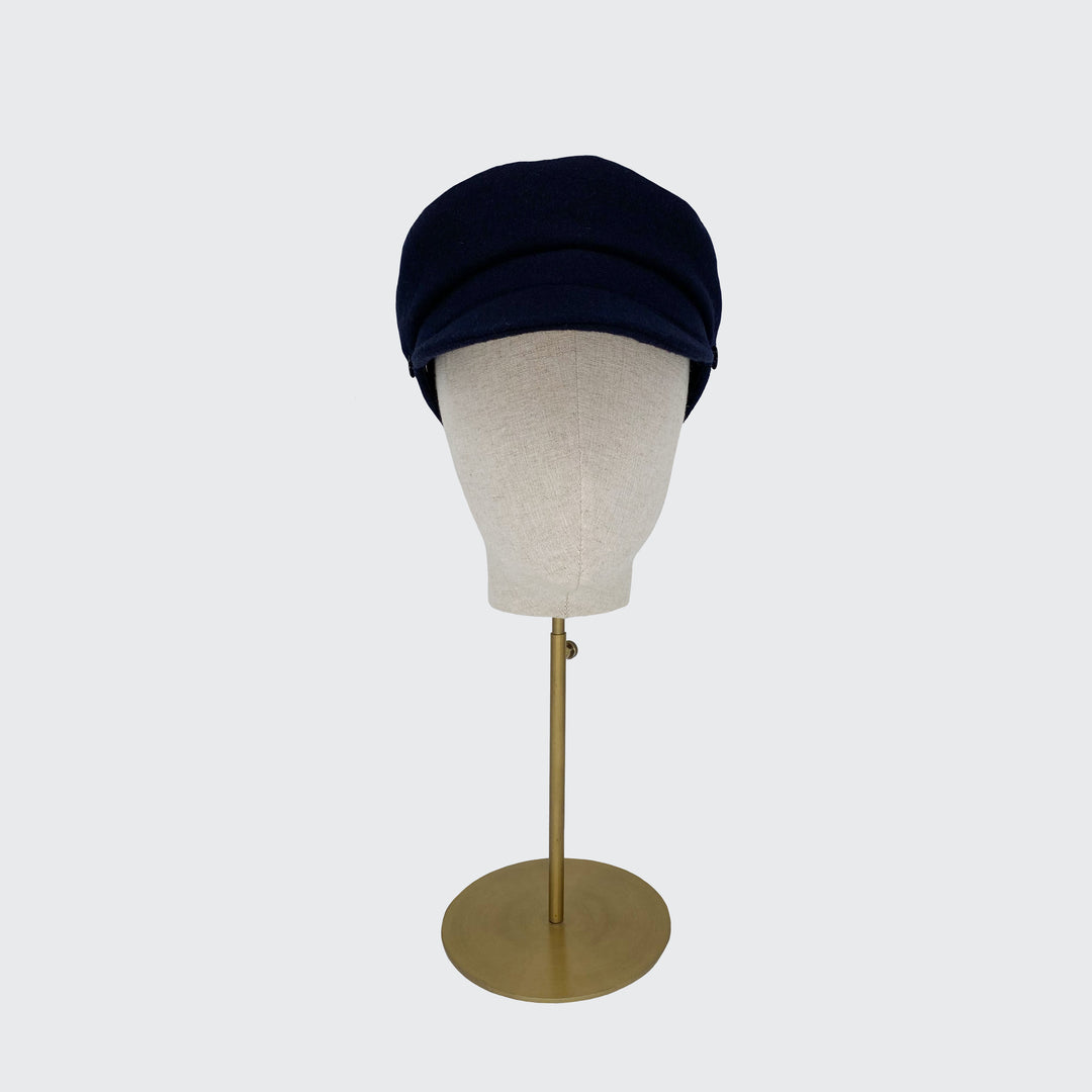 Plain navy Breton cap