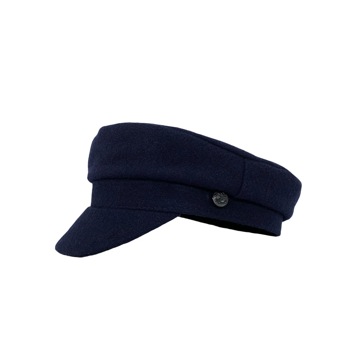 Plain navy Breton cap