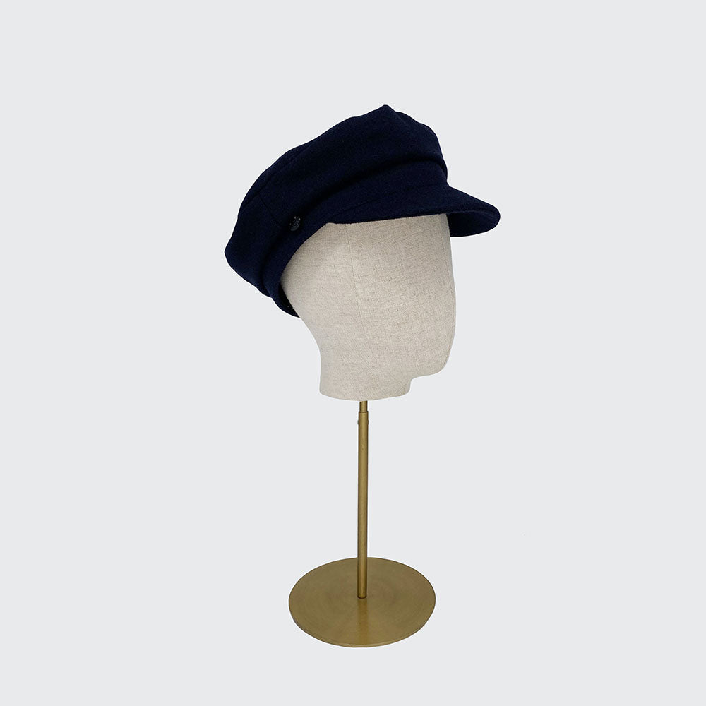 Plain navy Breton cap