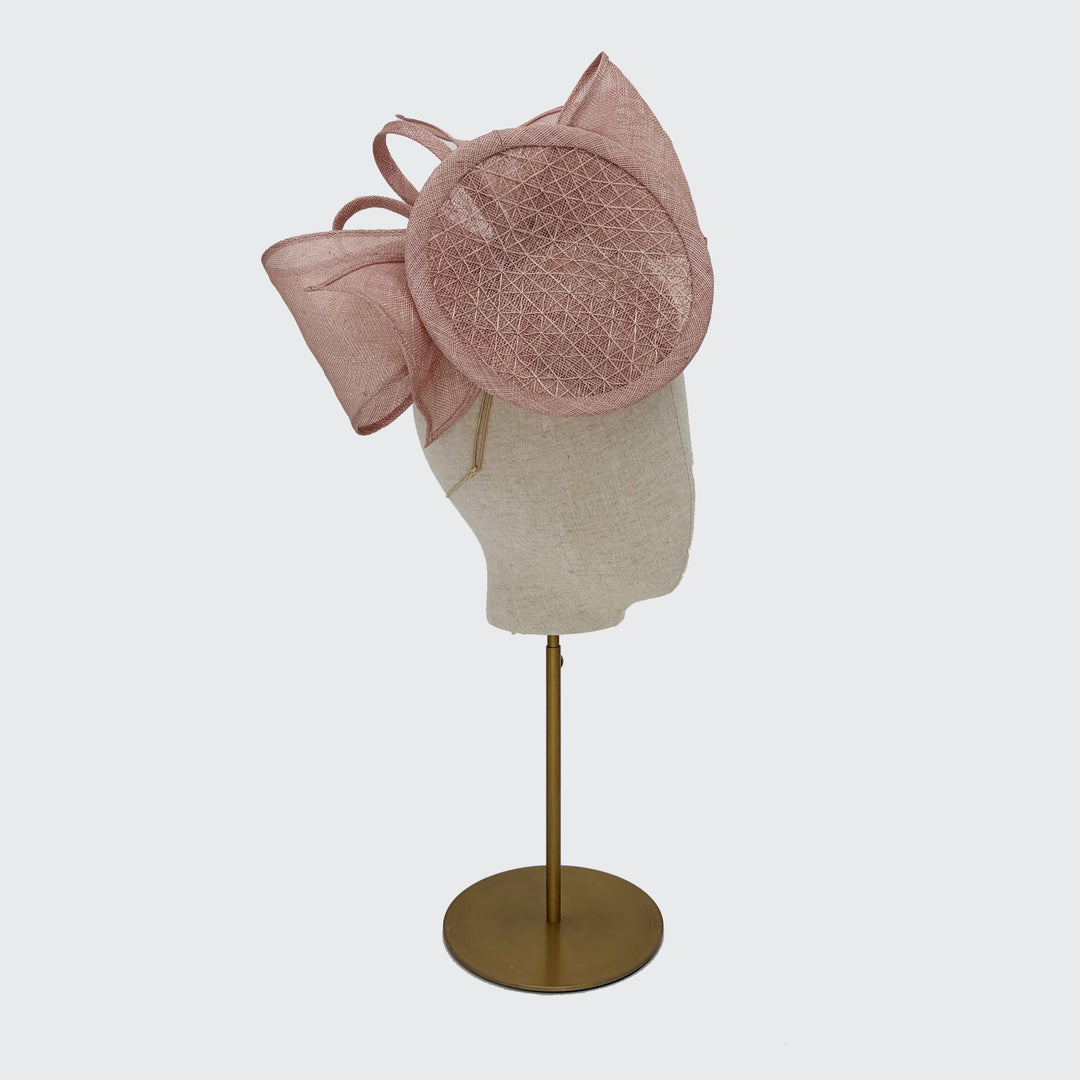 Dusty pink mini disc with bows