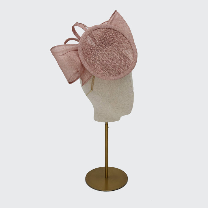 Dusty pink mini disc with bows