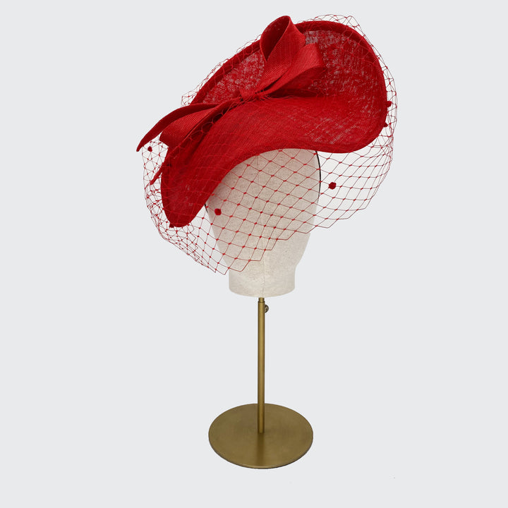 Tomato red leaf disc with spot veiling and bow