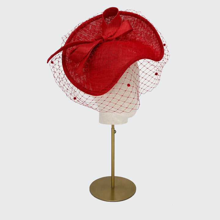 Tomato red leaf disc with spot veiling and bow