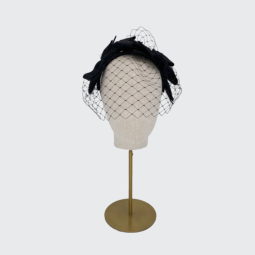 Silk bow headband