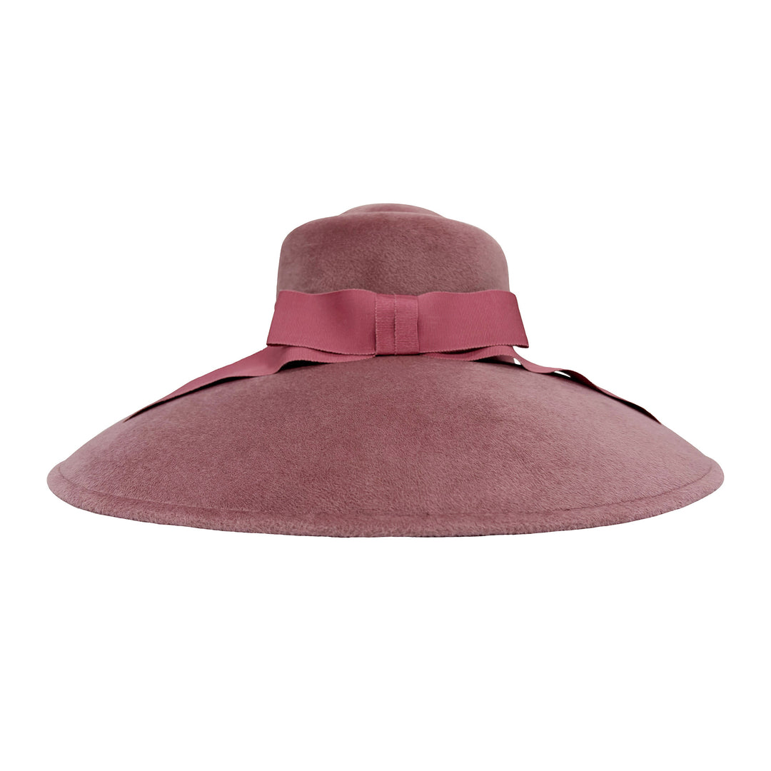 Audrey velour felt bell with grosgrain bow