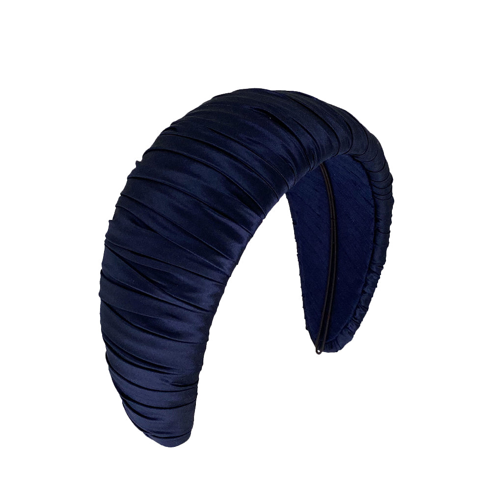 Silk pleated headband