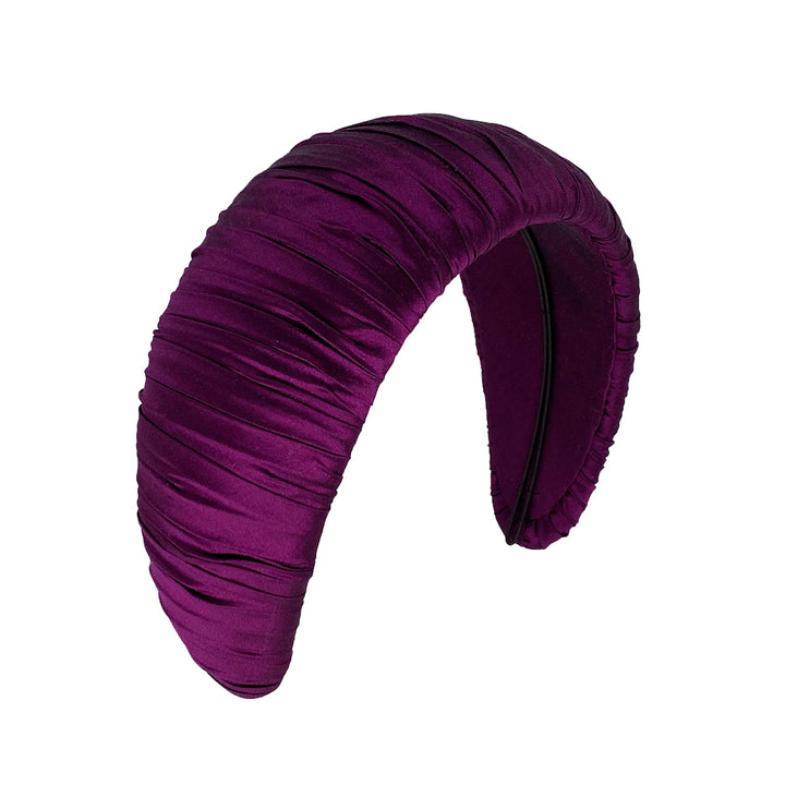 Silk pleated headband