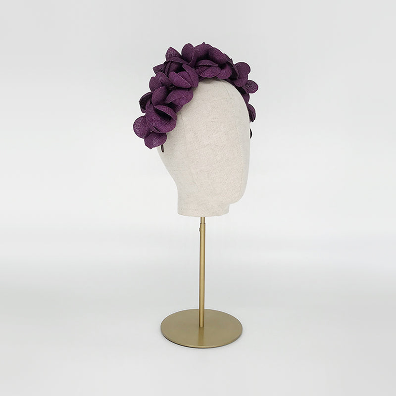 Purple grazia petal headdress