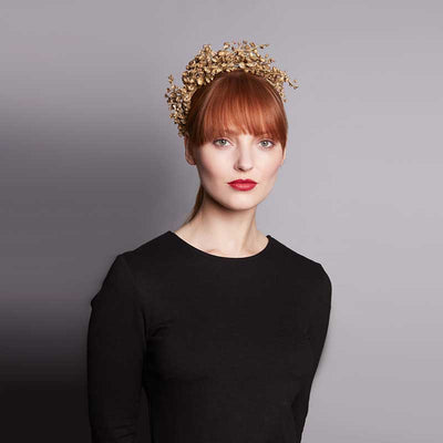 Gold Lily of the Valley Headdress