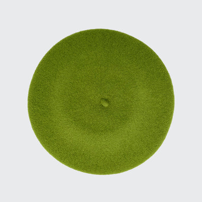 Photo of green wool beret